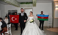 Samsun'a Azerbaycan'dan gelin geldi