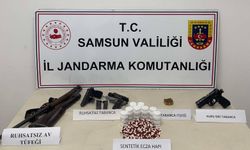 Samsun'da yasaklı madde operasyonunda 2 zanlı yakalandı
