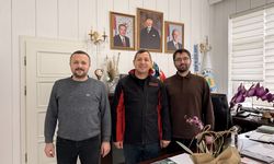 Yeşilay Samsun Şube Başkanı Güneş'ten Alaçam Belediyesine ziyaret