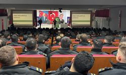 Bayburt'ta POMEM öğrencilerine bağımlılıkla mücadele eğitimi verildi