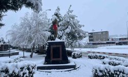 Kavak'ta kar 20 santimetreye ulaştı