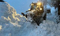 Rize'de 63 köye kar nedeniyle ulaşım sağlanamıyor