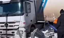 Sahara Geçidi'nde buzlanma kazaya neden oldu