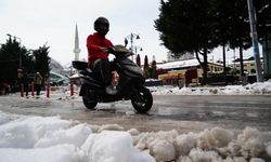 Samsun'da motosiklet ve motokuryelerin trafik yasağı kaldırıldı