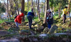 Seyyid Kutbiddin Mezarlığı'nda kurtarma kazısı ve çevre düzenleme çalışmaları