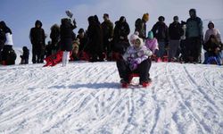 Zigana Kayak Merkezi'nde sömestr tatiliyle birlikte yoğunluk yaşandı