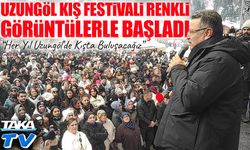 Kar Üzerinde Horon, Meşaleli Yürüyüş: Uzungöl Kış Festivali Coşkulu Geçti