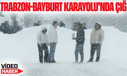 Trabzon-Bayburt Karayolu Tilkibeli Mevkiinde Çığ: Yol Ulaşıma Kapandı