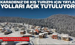 Giresun’un Yaylaları Beyaza Büründü, Karla Mücadele Aralıksız Devam Ediyor