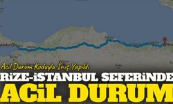 Rize-İstanbul Seferinde Acil Durum; Acil Durum Koduyla İniş Yapıldı
