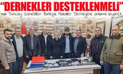 Vali Tuncay Sonel’den Birleşik Makililer Derneği’ne anlamlı ziyaret ve destek mesajı