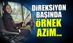 Üniversiteli Genç Kızdan Direksiyon Başında Örnek Azim