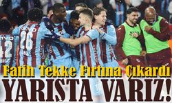 Trabzonspor hanesine üç puan daha yazdırdı. Bu yarışta var mı Fatih Tekke Ne Düşünüyor?