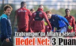 Trabzonspor’da Fatih Tekke Antalyaspor deplasmanında zirve yarışında hata yapmak istemiyor