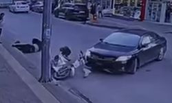 Samsun'da motosikletle otomobilin çarpışması sonu 1 kişi yaralandı