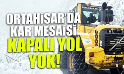 Ortahisar'da Kar Mesaisi! Kapalı Yol Yok...