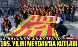 İdmanocağı’nın 105. kuruluş yıl dönümü Trabzon Meydan Parkı’nda düzenlenen törenle anıldı