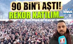 Uzungöl Kış Festivali'nde Katılım 90 Bini Aştı! Ziyaretçi Akını...