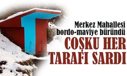 Trabzonspor Sevgisi İlçe Merkezine Taştı. Çarşıbaşı Bordo-Maviye Büründü