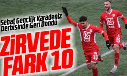 Sebat Gençlik Karadeniz Derbisinde Geri Döndü: Zirvede Fark 10