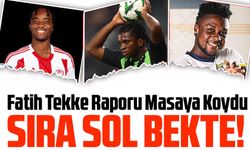 Trabzonspor’da Sol Bek Alarmı: Fatih Tekke Raporu Masaya Koydu