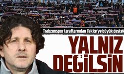 İstanbulspor deplasmanında Bordo-Mavili tribünler hem takıma hem de Fatih Tekke’ye güçlü bir mesaj verdi
