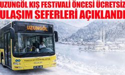 Uzungöl Kış Festivali öncesi ücretsiz ulaşım seferleri açıklandı