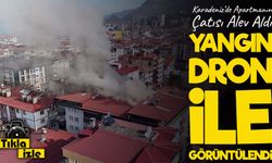 Boğaziçi Mahallesi’nde Apartmanın Çatısı Alev Aldı: Ekipler Zamanında Müdahale Etti