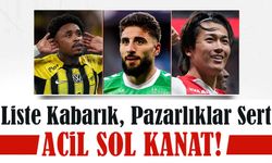 Trabzonspor Sol Kanatta Vites Artırdı! Liste Kabarık, Pazarlıklar Sert