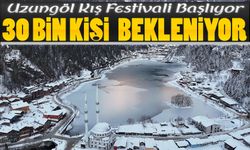 Uzungöl Kış Festivali Başlıyor: 6 Bin 161 Kişiyle Rekor Horon Denemesi