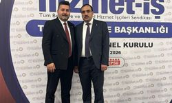 Hizmet-İş Sendikası Trabzon Şubesi’nde Şevket Çelik yeniden başkan seçildi