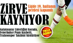 Galatasaray Liderliğini Korudu, Fenerbahçe Puan Kaybetti, Trabzonspor Takibini Sürdürüyor
