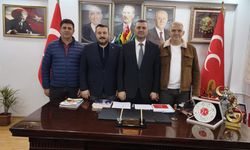 Öz Sağlık-İş’ten MHP İl Başkanı Sivrikaya’ya Sağlık Ziyareti