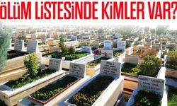 Trabzon'da Ramazan'ın 8. Gününde 20 Kişi Vefat Etti; İşte İsim İsim Tam Liste