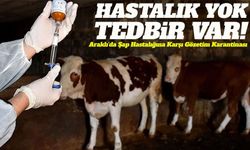 Araklı’da Hastalık Yok Ama Tedbir Var: Şap Riskine Karşı Önleyici Adım