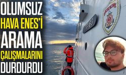 Trabzon’da kayıp Enes Terzi’yi arama çalışmalarına hava engeli