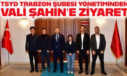 TSYD Trabzon Şubesi yönetimi Vali Tahir Şahin’i ziyaret etti