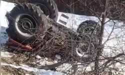 Traktör devrildi, köy muhtarı hayatını kaybetti