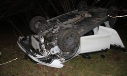 Otomobil Fındık Bahçesine Uçtu! 2 Yaralı