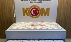 591 şişe gümrük kaçağı parfüm ele geçirildi