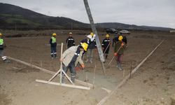 Bafra Karma OSB'de bin kişilik caminin temeli atıldı