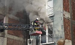 Pansiyonda çıkan yangın söndürüldü