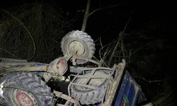 Tarım aracının devrilmesi sonucu bir kişi öldü