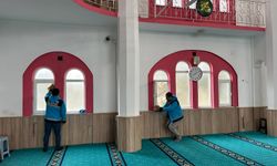 Vezirköprü'de ramazan öncesi camilerde temizlik çalışması yapıldı