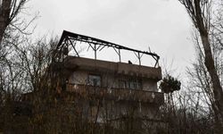 2 katlı evde yangın