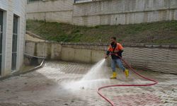 Atakum Belediyesi ekiplerinden camilerde Ramazan temizliği