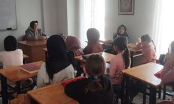 Bayburt'ta ilkokul öğrencilerine ramazan ayının önemi anlatıldı