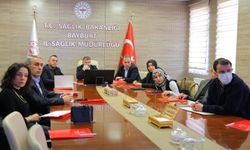 Bayburt'ta sağlık tesislerinin standartları toplantıda değerlendirildi