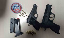 Yunus polisleri ruhsatsız silah ele geçirdi