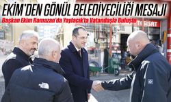 Başkan Osman Nuri Ekim Ramazan’da Yaylacık Mahallesi’nde Esnaf ve Vatandaşlarla Buluştu